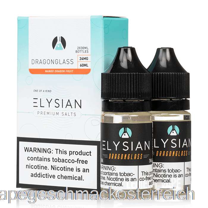 Drachenglas – Elysische Salze – 60 Ml, 24 Mg Vape-Geschmack
